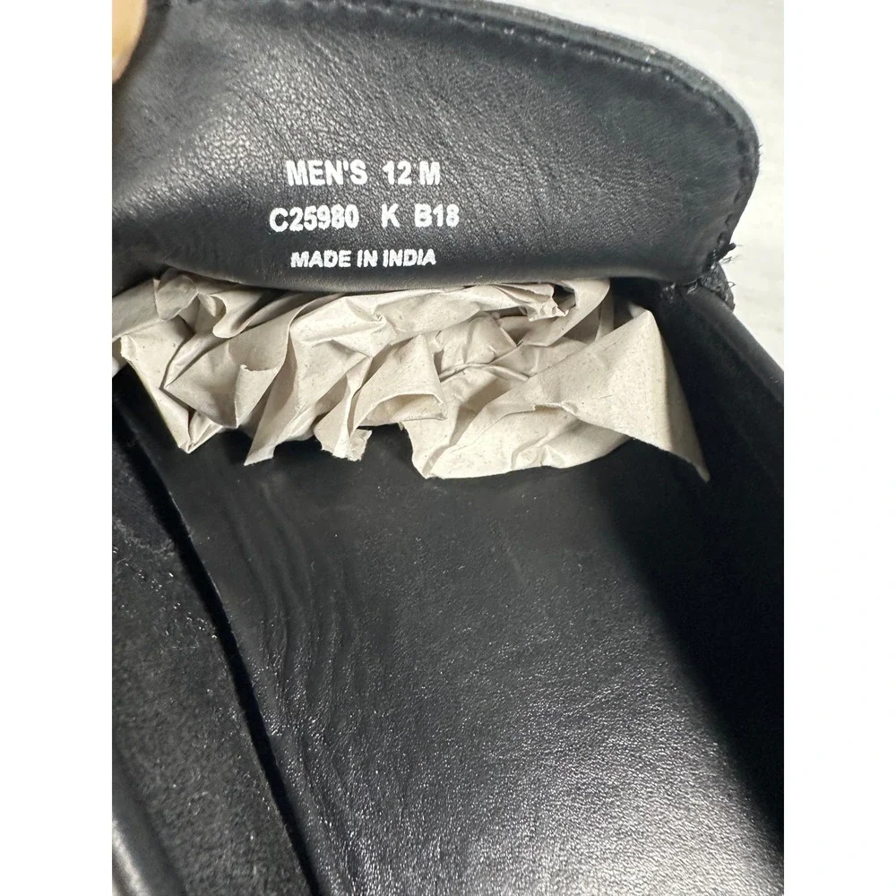 Cole Haan Somerset Driver‎ Mens 12 M Black Leather Bit Loafers C25980 Slip On